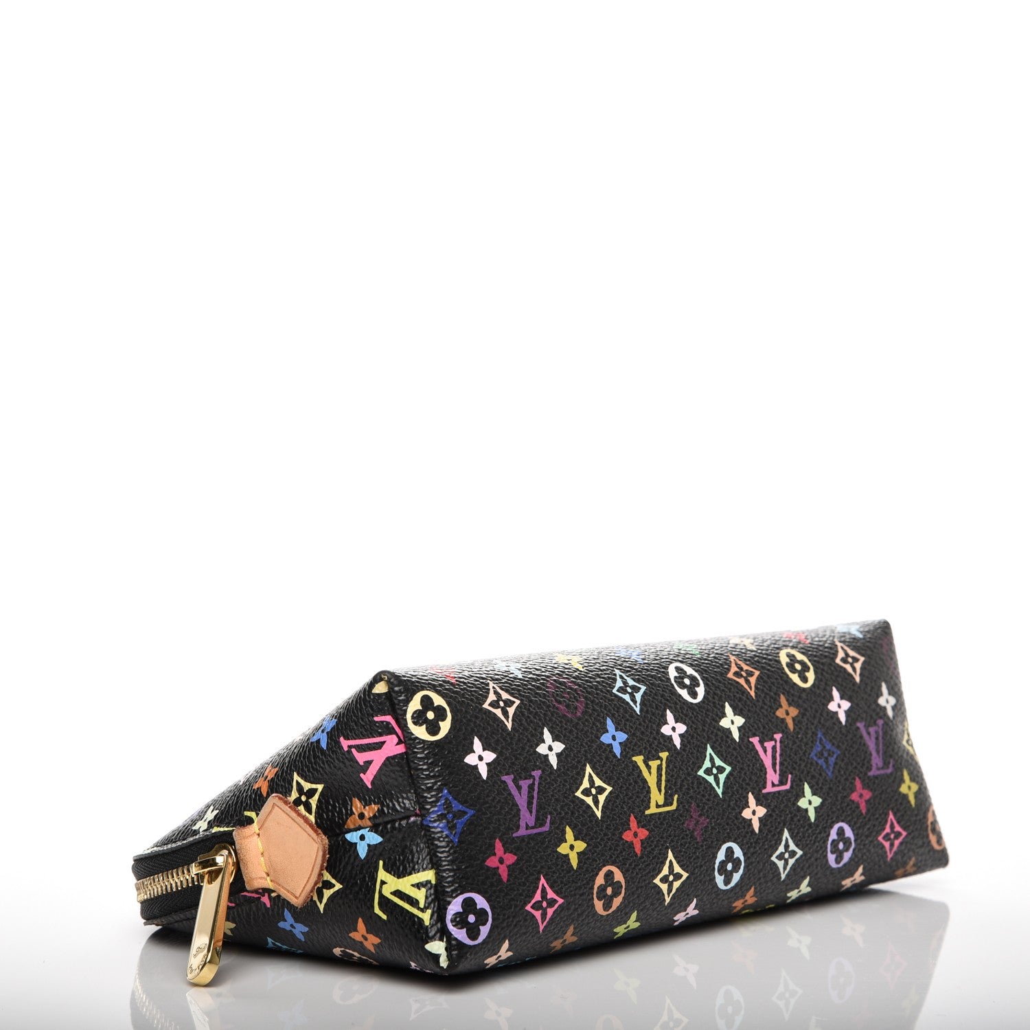 Louis Vuitton Monogram Multicolor Cosmetic Pouch Black Grenade 4 of 6