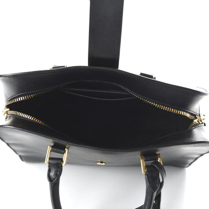 Saint Laurent Calfskin Monogram Baby Cabas Black 5 of 9