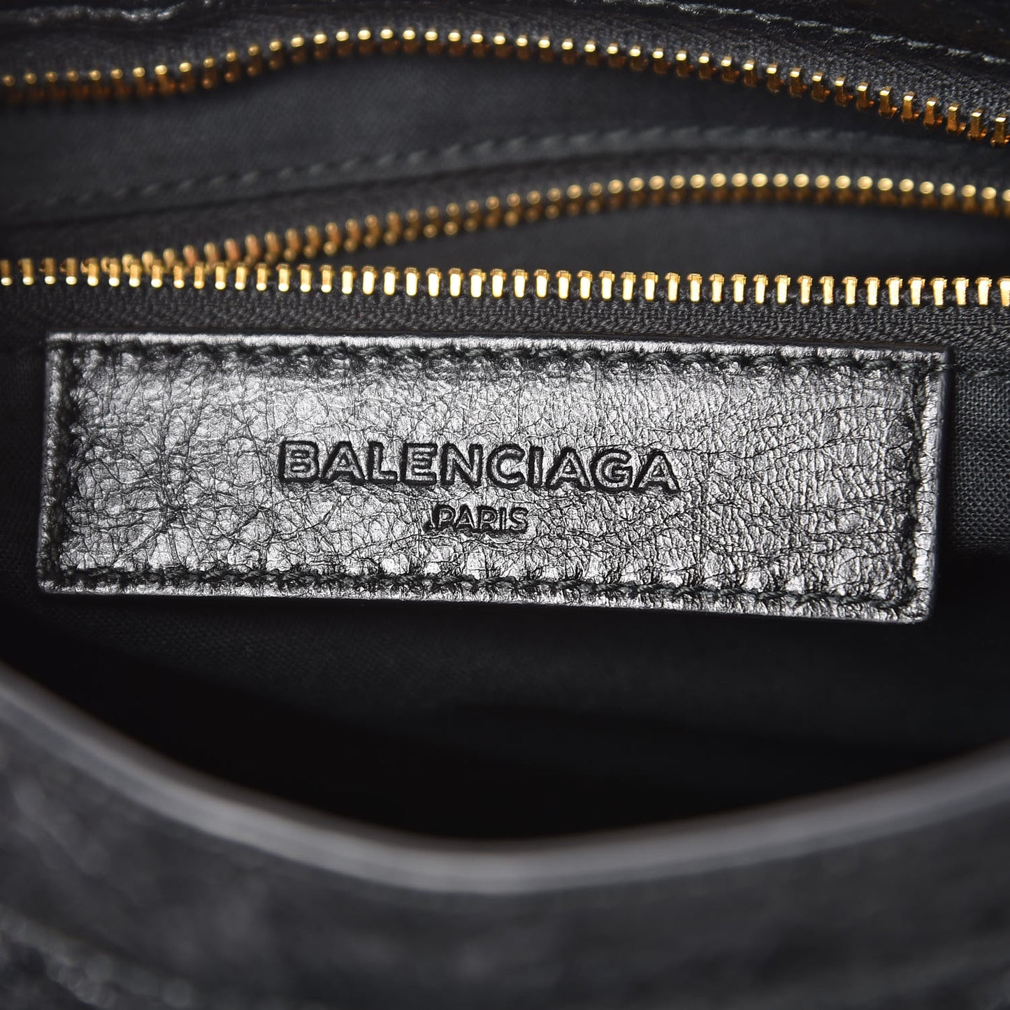 Agneau Classic Gold Hardware S City Black