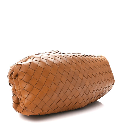Bottega Veneta Nappa Maxi Intrecciato The Pouch Oversized Clutch Caramel 4 of 13