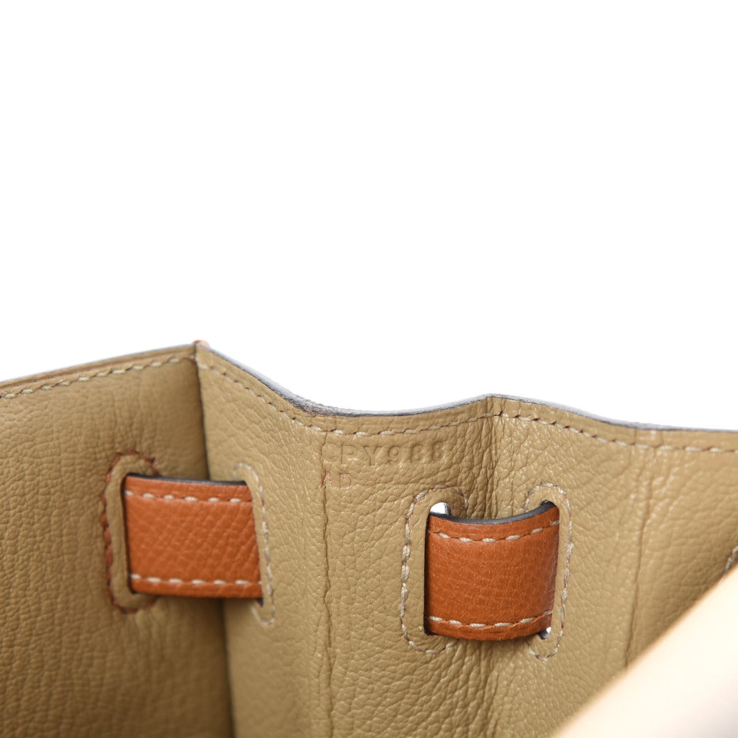 Epsom Bi-Color Horseshoe Kelly Sellier 28 Trench Gold