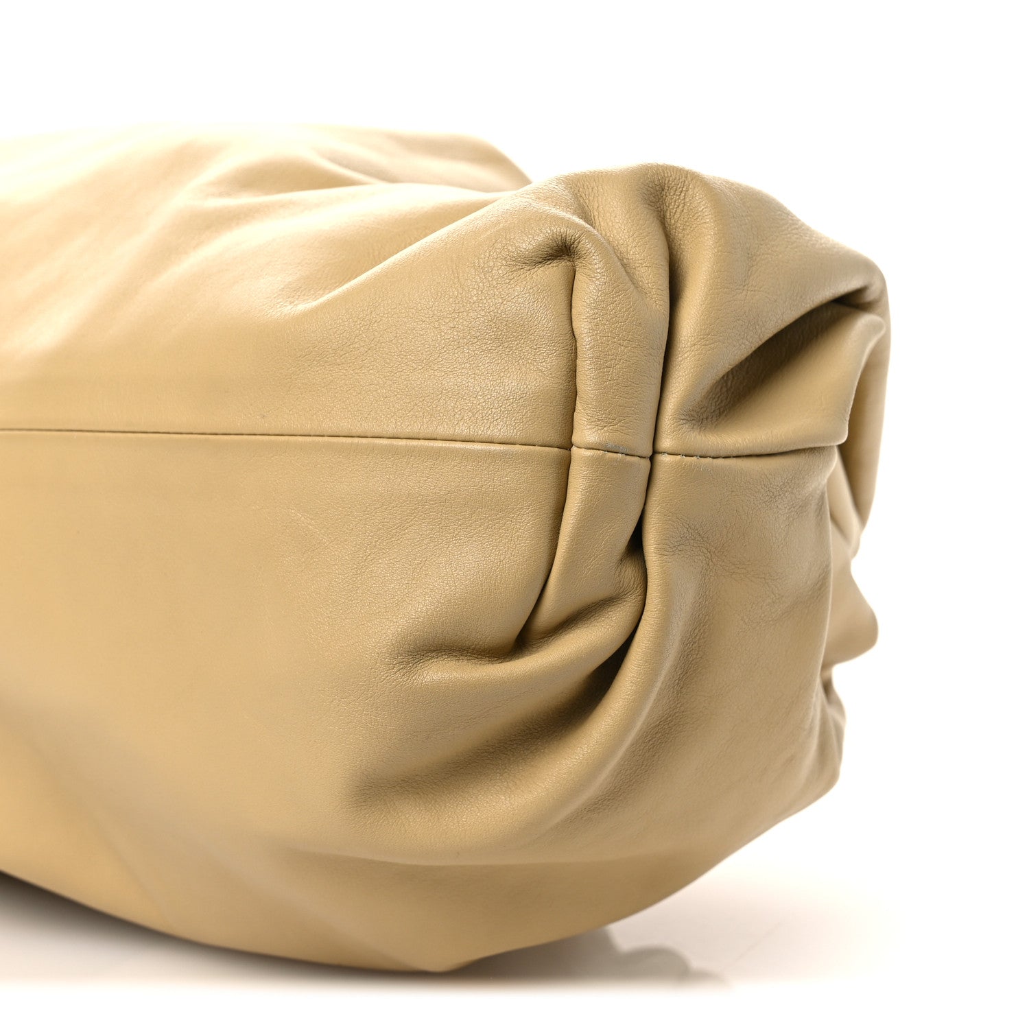 Bottega Veneta Smooth Butter Calf The Pouch Oversized Clutch Tapioca 10 of 13