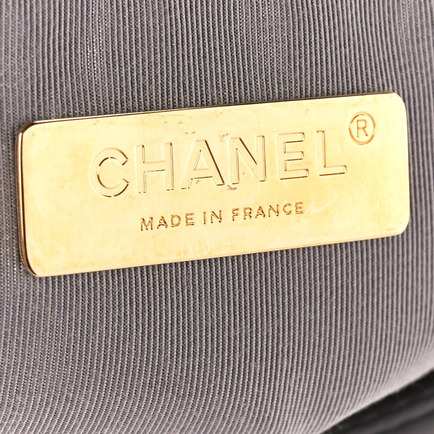 Lambskin Quilted Large Chanel 19 Flap Grey