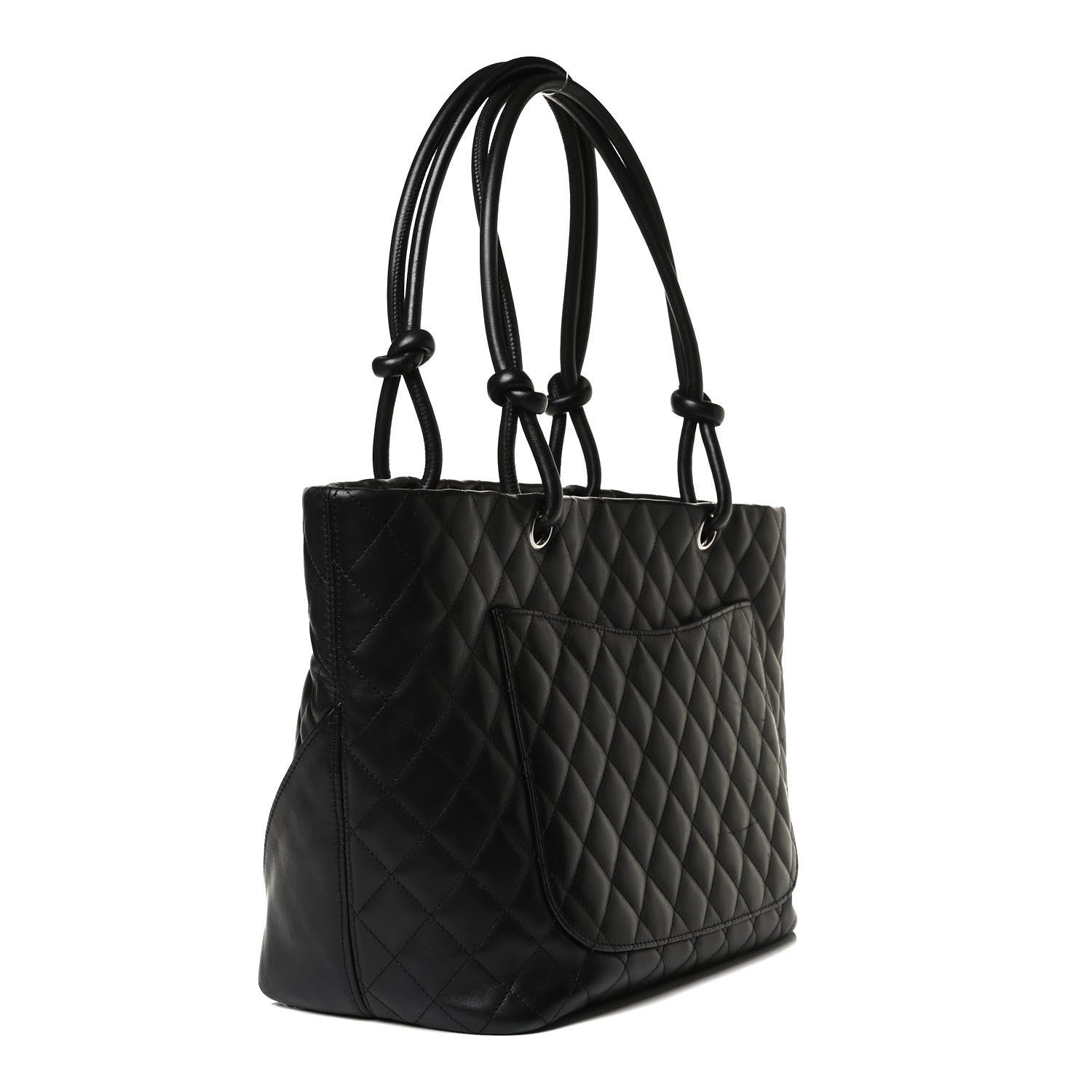 Chanel Calfskin Quilted Large Cambon Tote Black 3 of 19