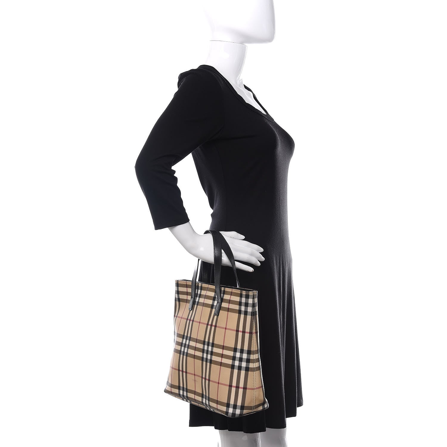 Burberry House Check Medium Tote Black 2 of 10