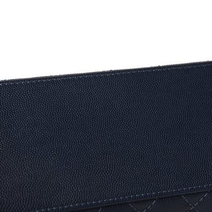 Chanel Caviar Quilted Small Coco Handle Flap Blue 11 of 14