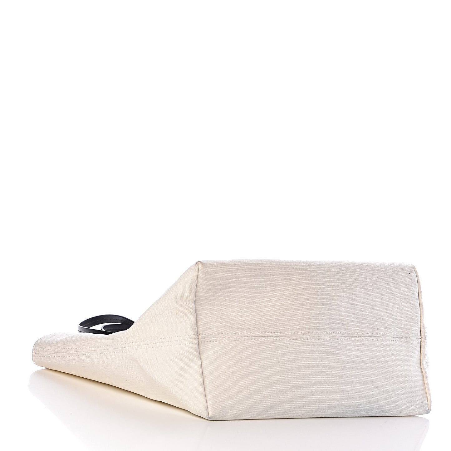 Canvas Logo Tote Black White