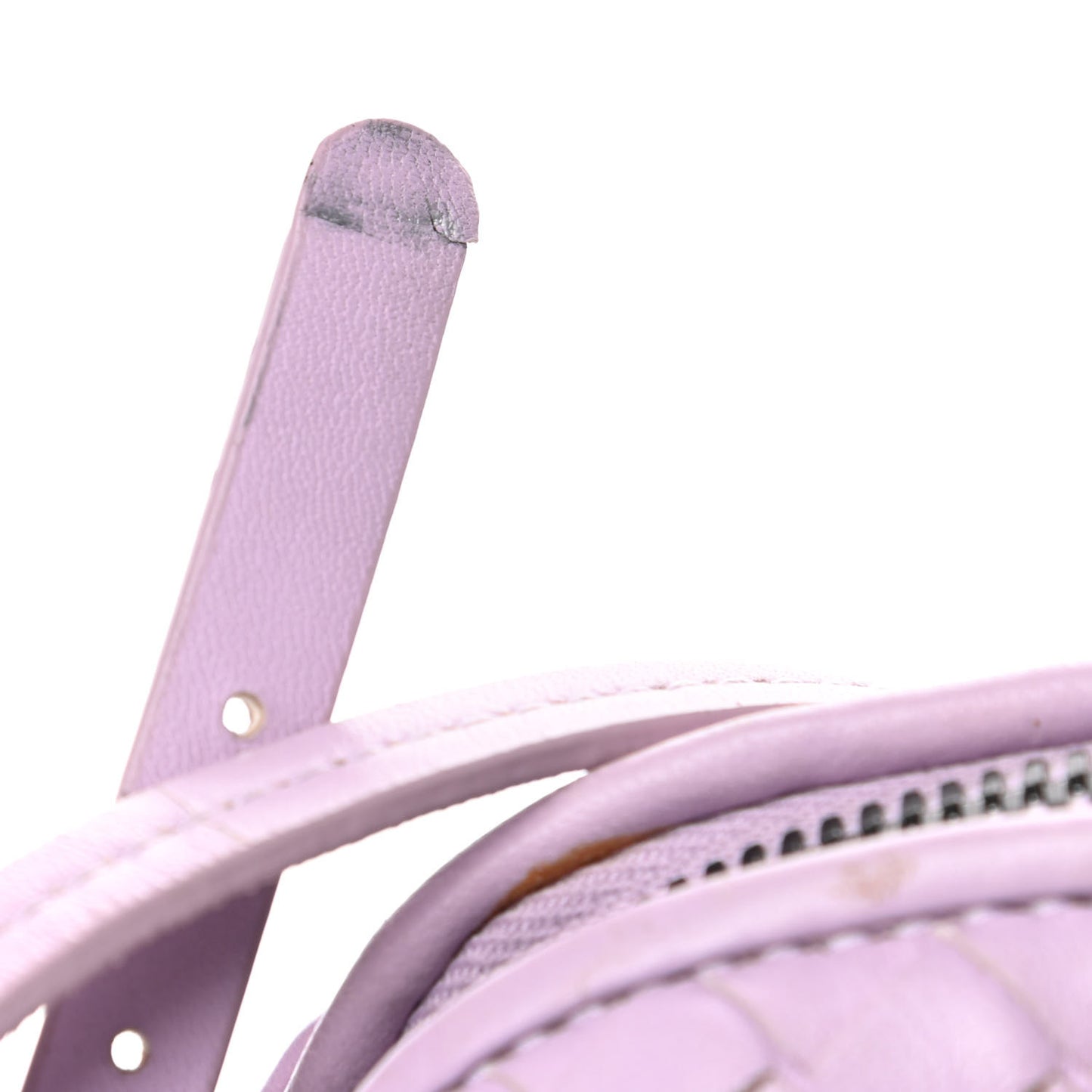 Nappa Intrecciato Pillow Crossbody Messenger Parme