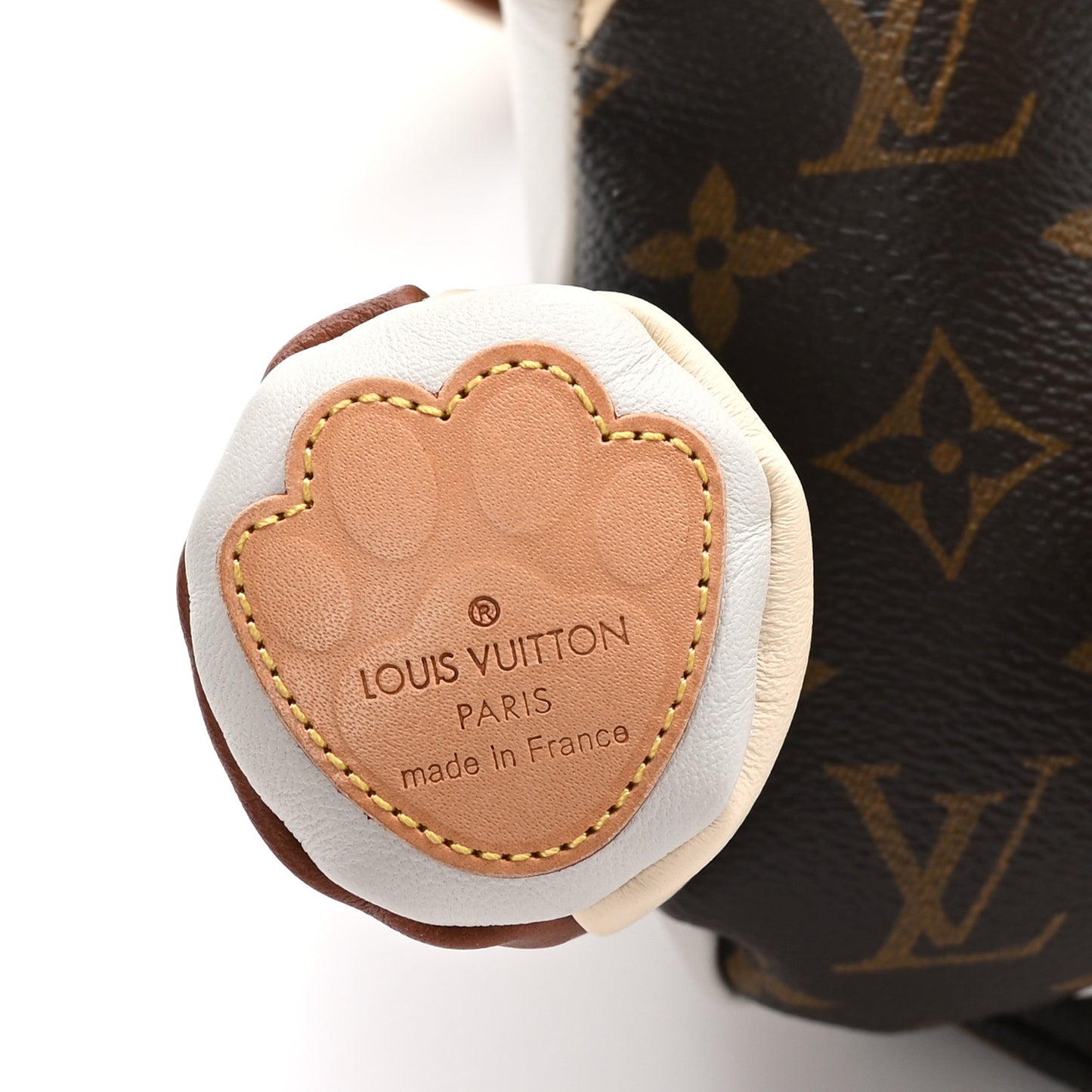 Calfskin Monogram Doudou Oscar Dog Beige
