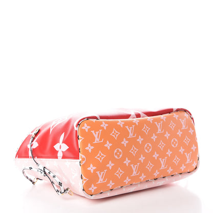 Louis Vuitton Monogram Giant Neverfull MM Rouge 5 of 11