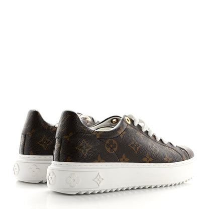 Louis Vuitton Monogram Time Out Sneakers 37.5 5 of 11