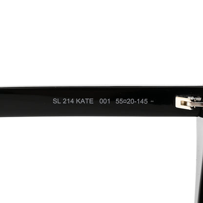 Saint Laurent New Wave SL214 Kate Cat Eye Sunglasses Black 6 of 9