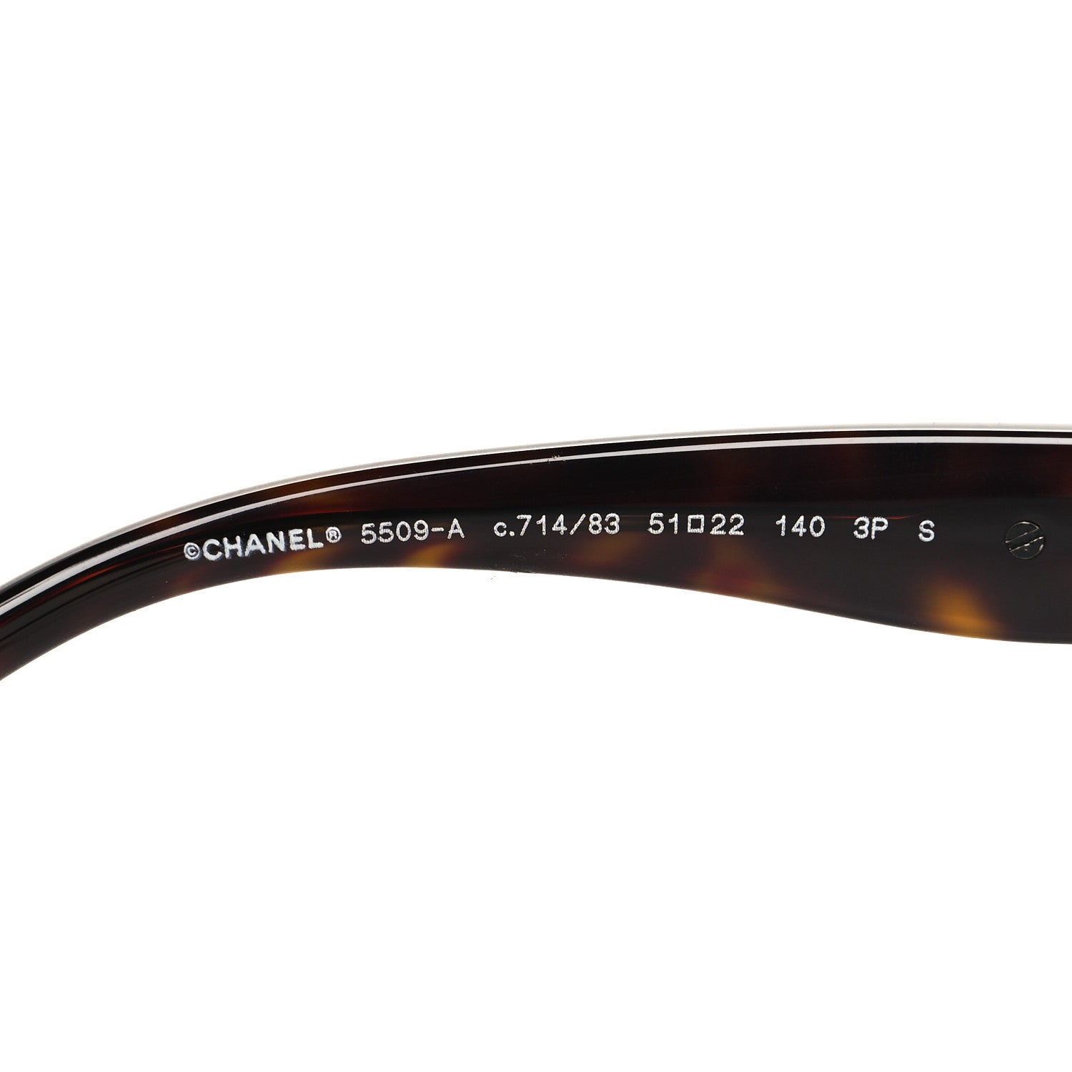 Chanel Acetate Square Sunglasses 5509-A Tortoise 5 of 7