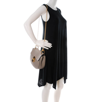 Chloe Grained Lambskin Drew Shoulder Bag Motty Grey 2 of 7