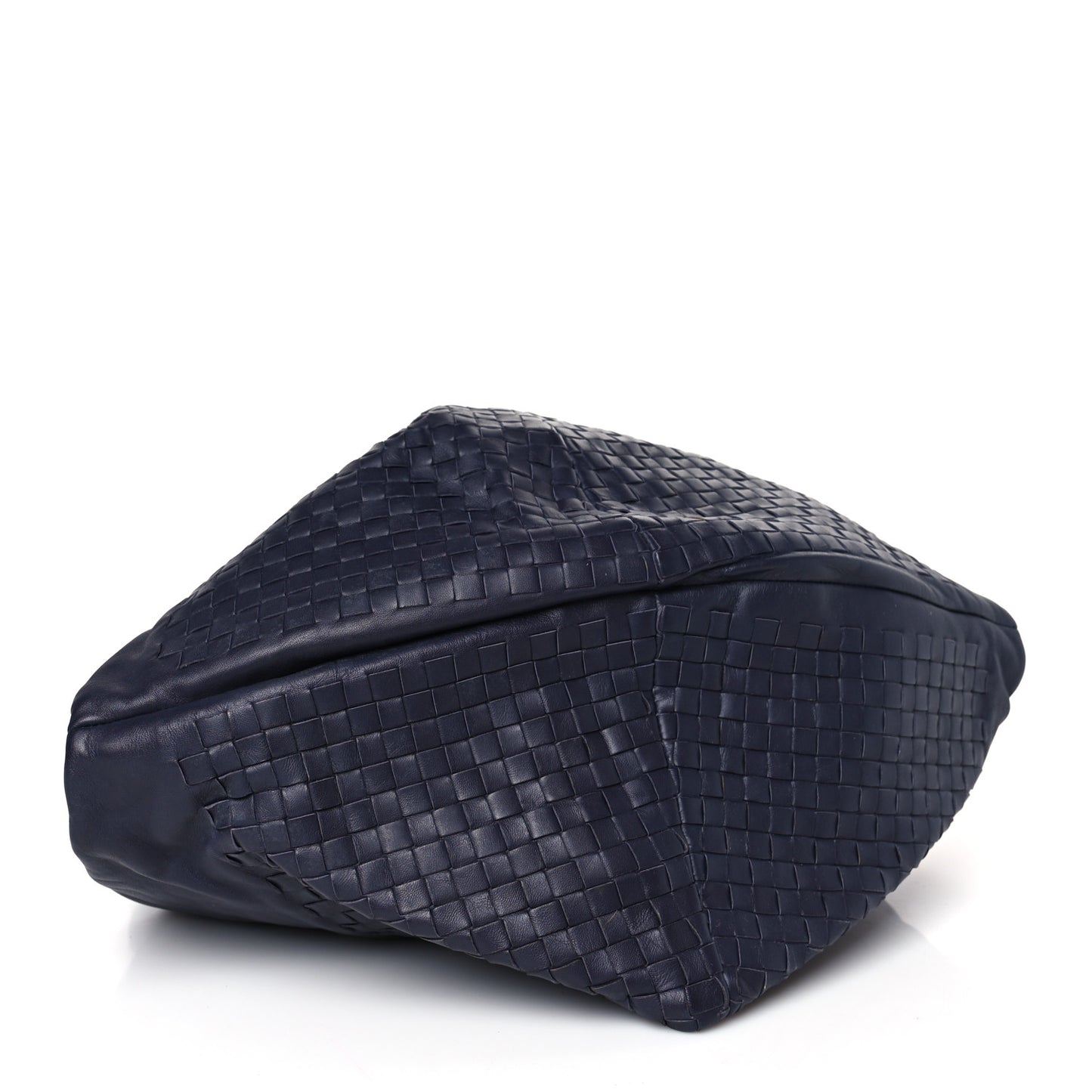 Nappa Intrecciato Aquilone Fortune Cookie Hobo Navy