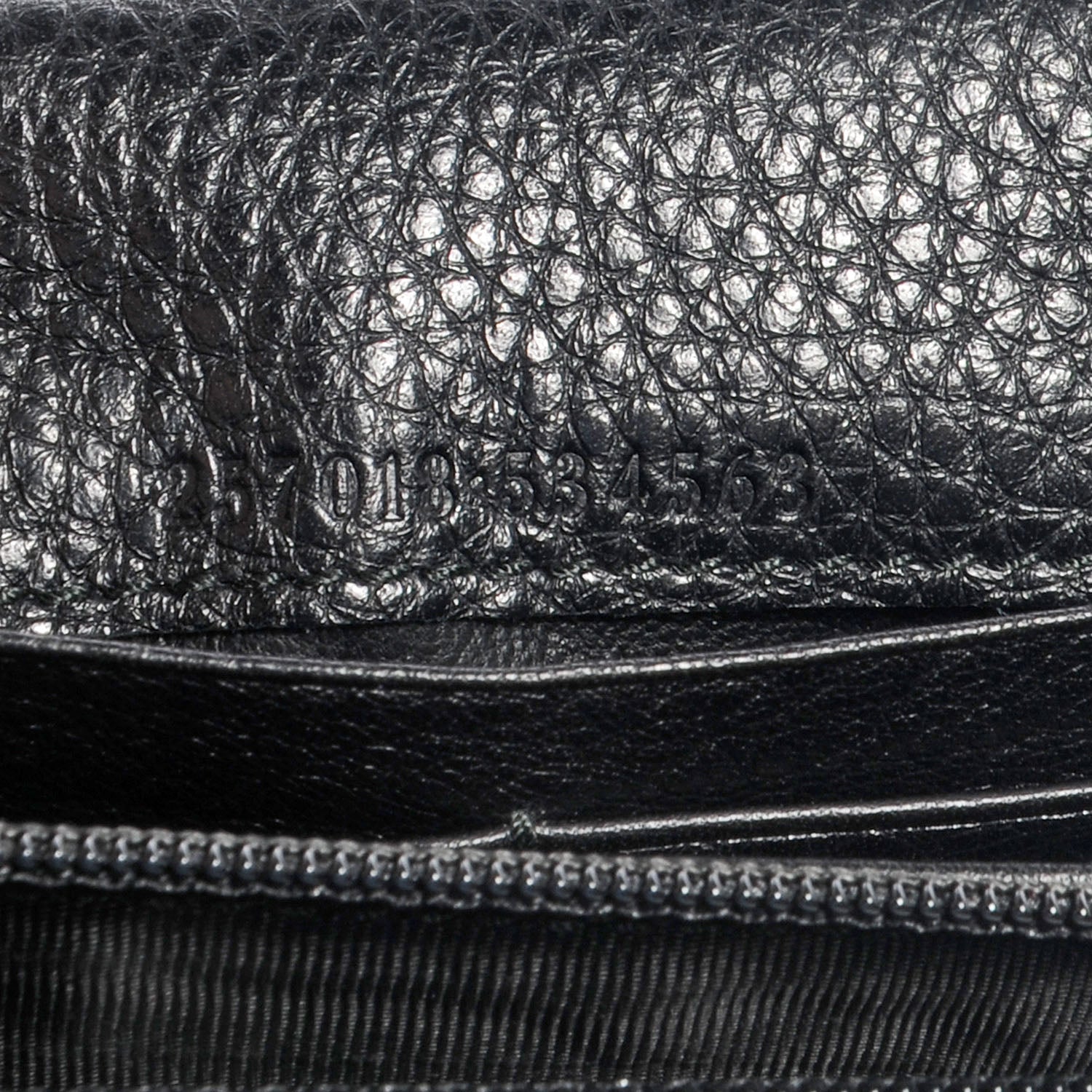 Gucci Leather Bamboo Continental Wallet Black 7 of 8