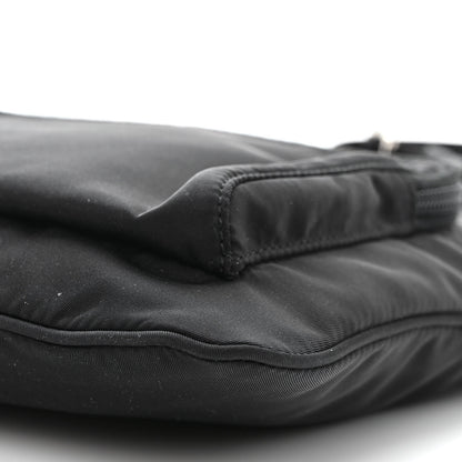 Prada Nylon Vela Flat Messenger Bag Black 11 of 13