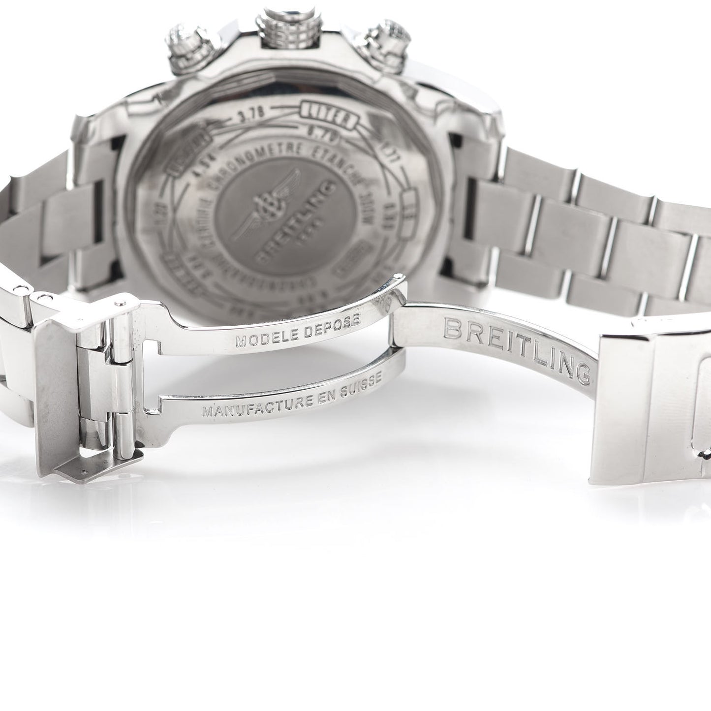 Stainless Steel 48mm Super Avenger II Automatic Watch Volcano Black A13371