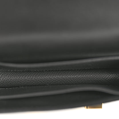 Hermes Epsom Constance Slim Wallet Black 6 of 9