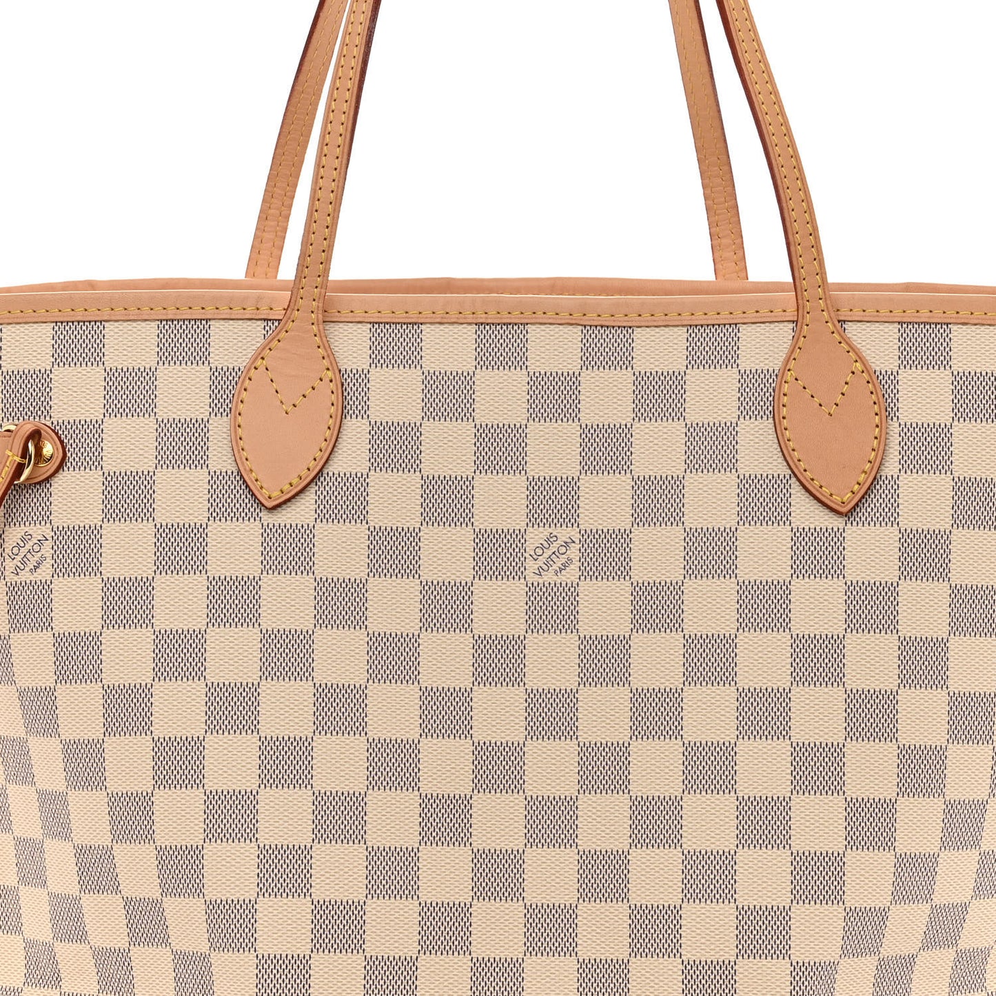 Damier Azur Neo Neverfull MM Rose Ballerine
