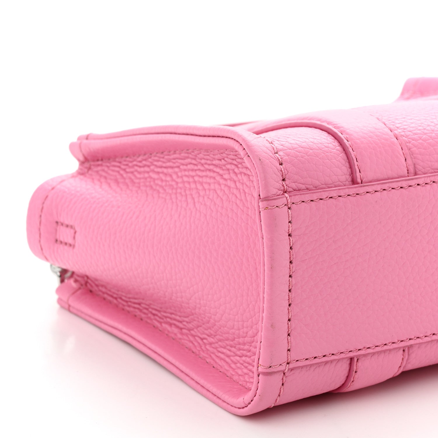 Marc Jacobs Grained Calfskin Mini The Tote Bag Candy Pink 9 of 10