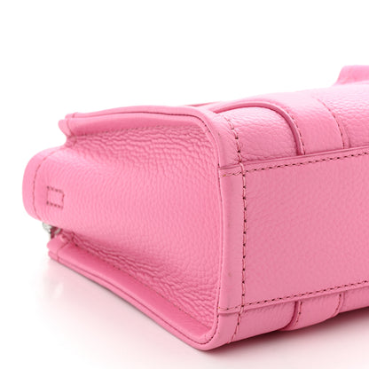 Marc Jacobs Grained Calfskin Mini The Tote Bag Candy Pink 9 of 10