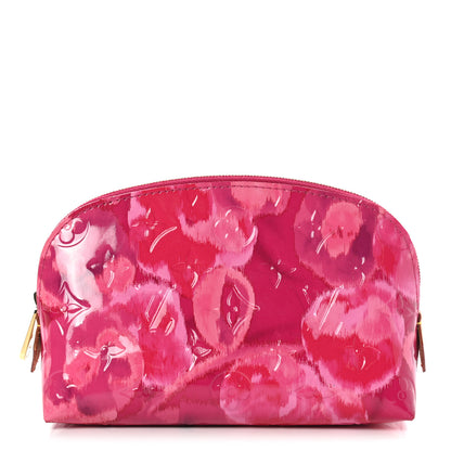 Louis Vuitton Vernis Ikat Cosmetic Pouch Rose Indien 1 of 8