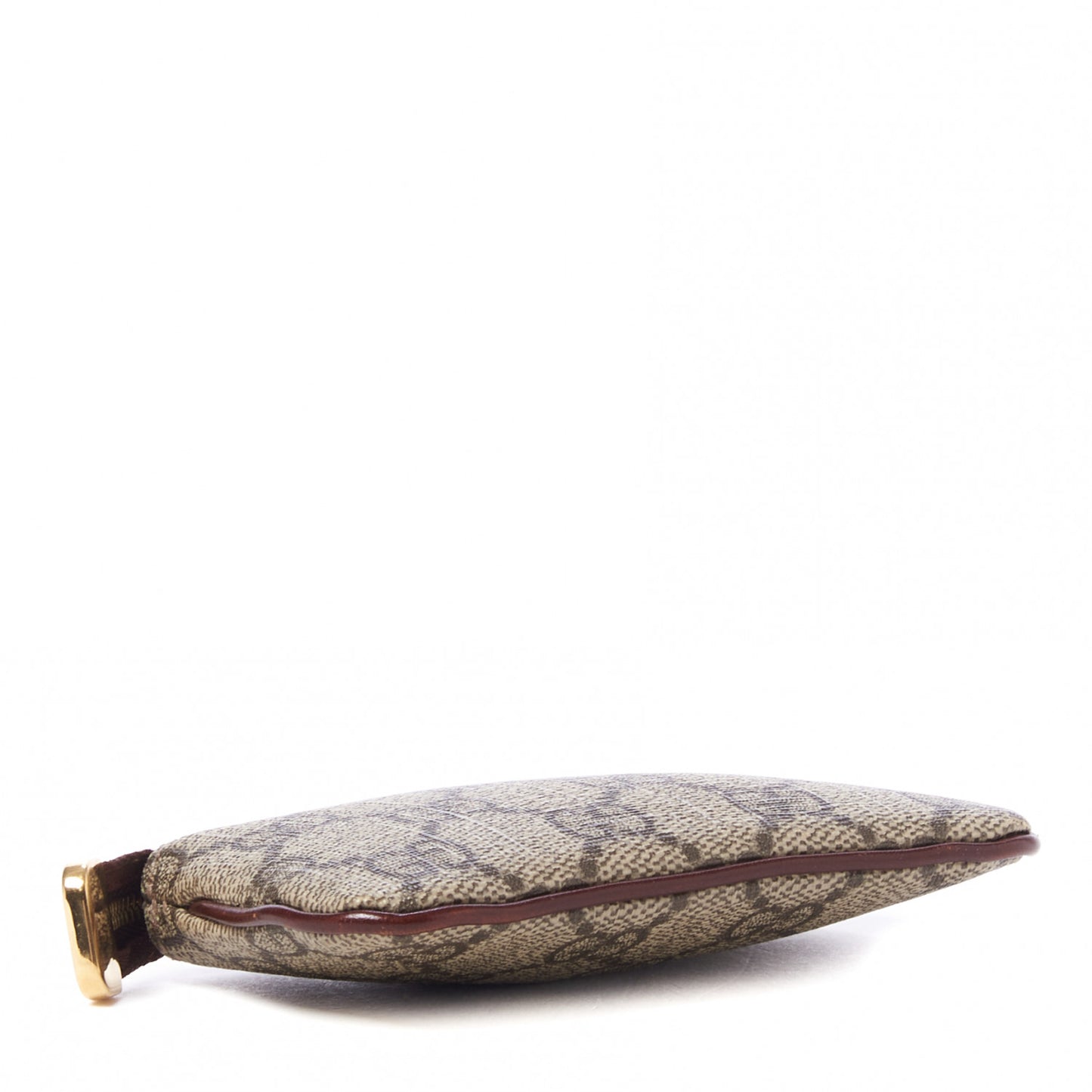 GG Supreme Monogram Key Case Brown
