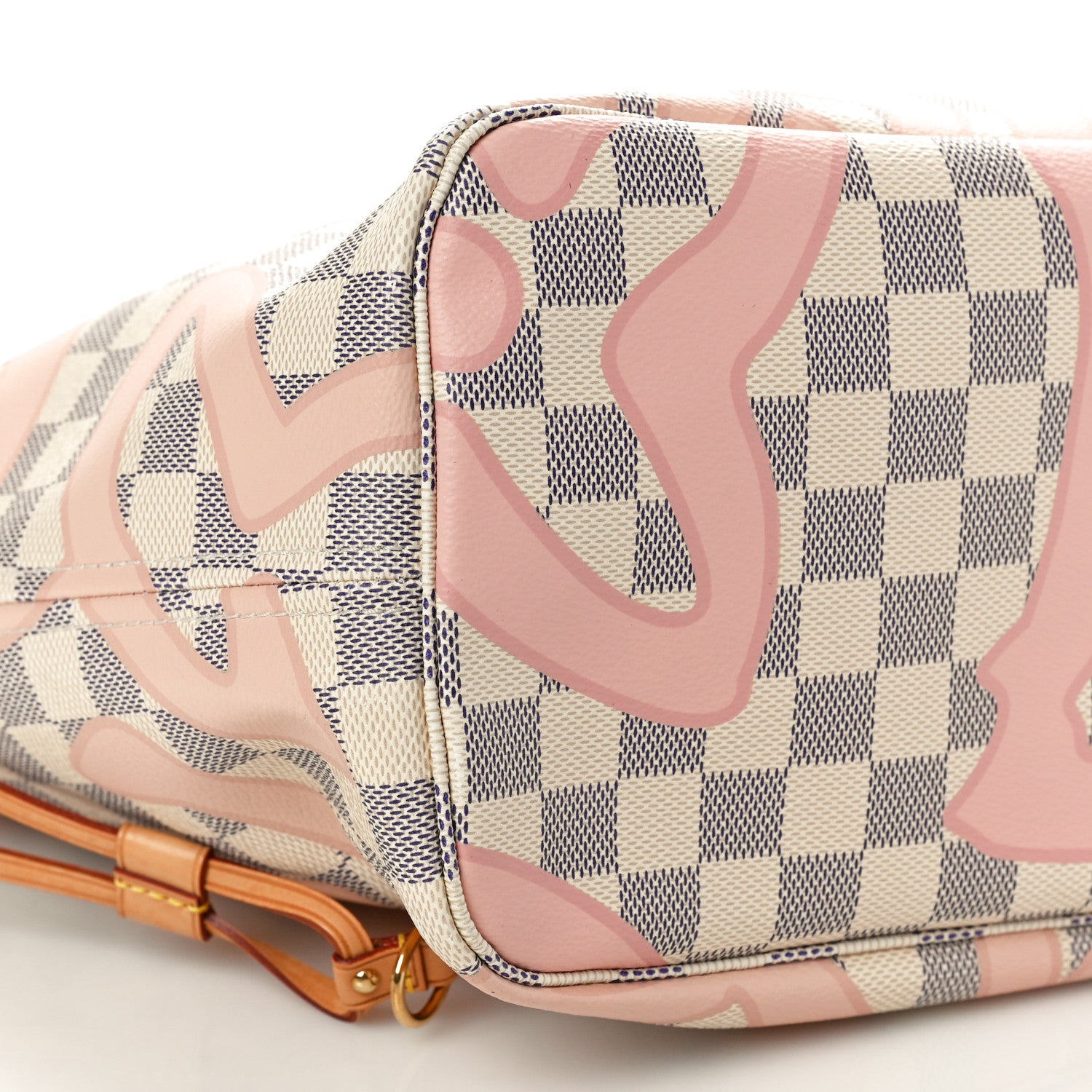 Louis Vuitton Damier Azur Tahitienne Neverfull MM 9 of 10