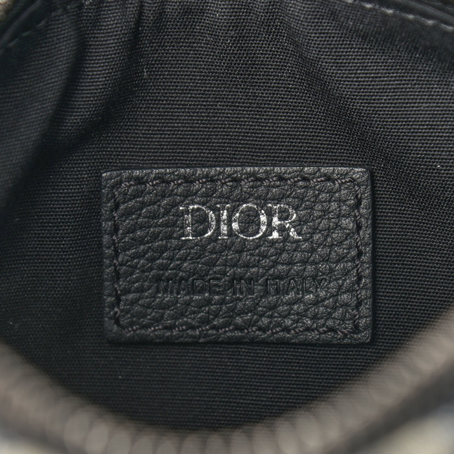 Christian Dior Oblique Mens Mini Saddle Bag Blue 6 of 10