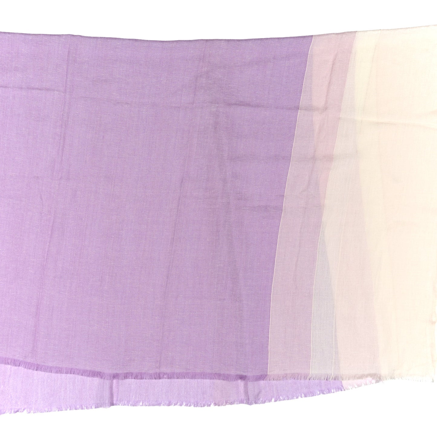Cashmere Linen Horizon Plaid Scarf Rose Quartz