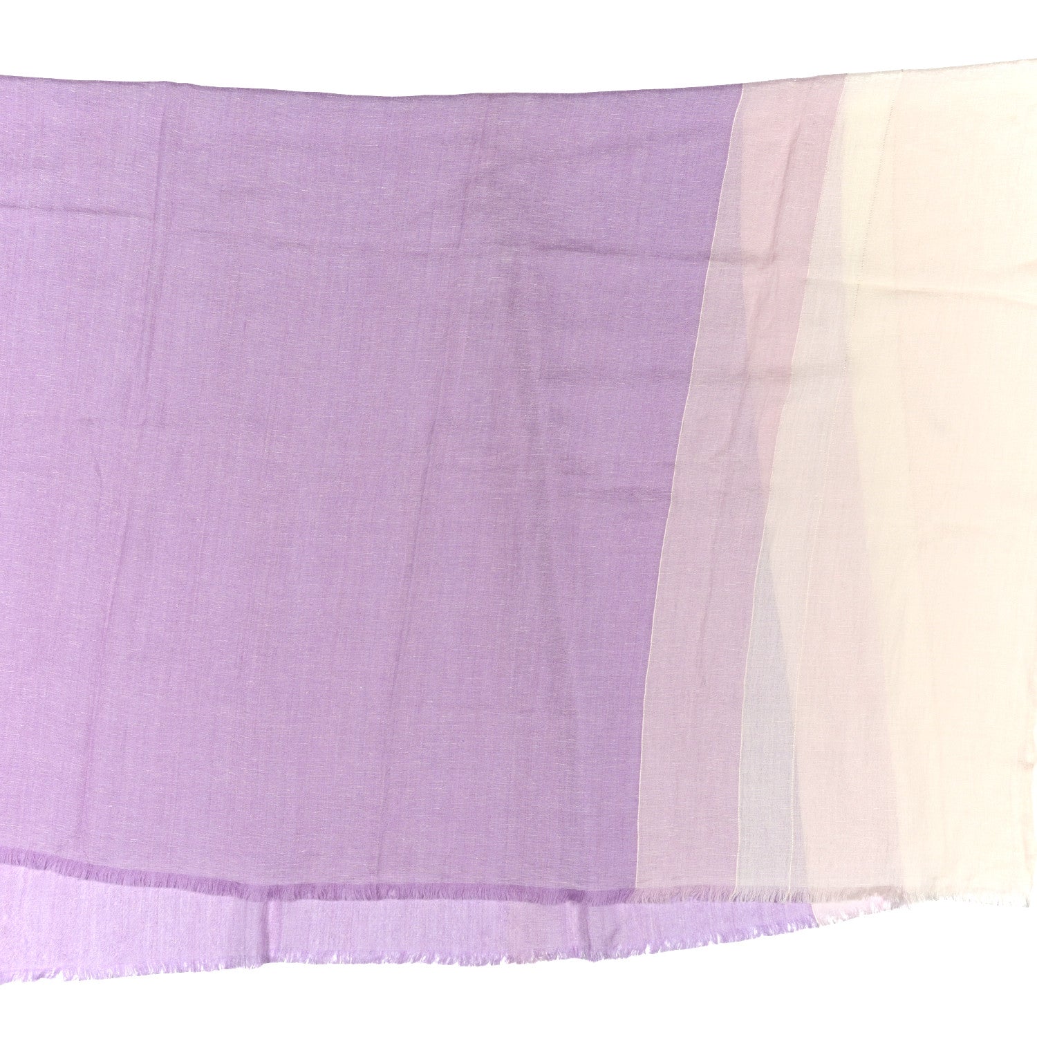 Hermes Cashmere Linen Horizon Plaid Scarf Rose Quartz 2 of 3