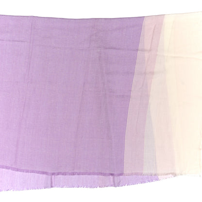 Hermes Cashmere Linen Horizon Plaid Scarf Rose Quartz 2 of 3