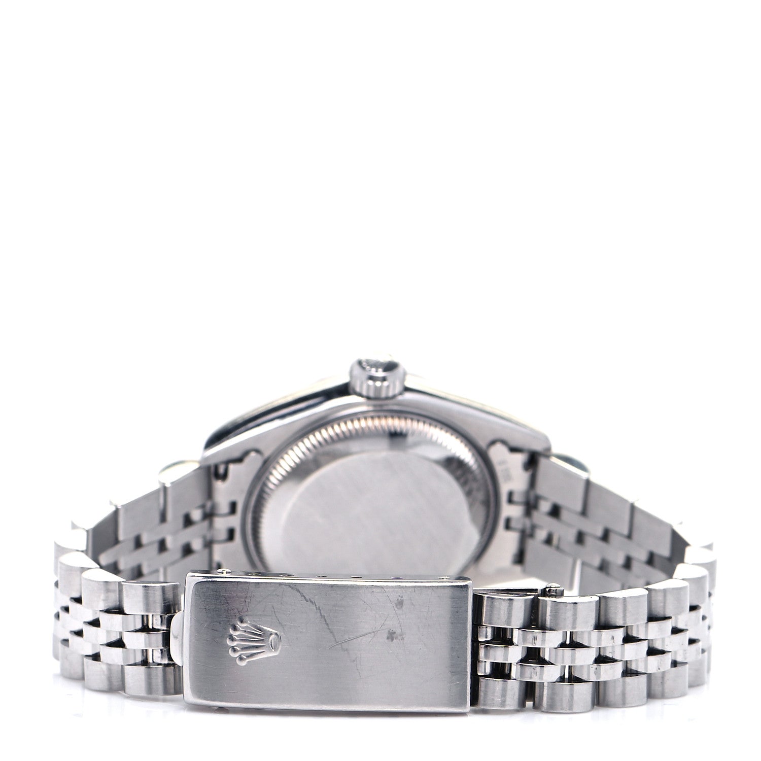 Rolex Stainless Steel 18K White Gold Diamond 26mm Oyster Perpetual Datejust Watch Pink 79174 3 of 4