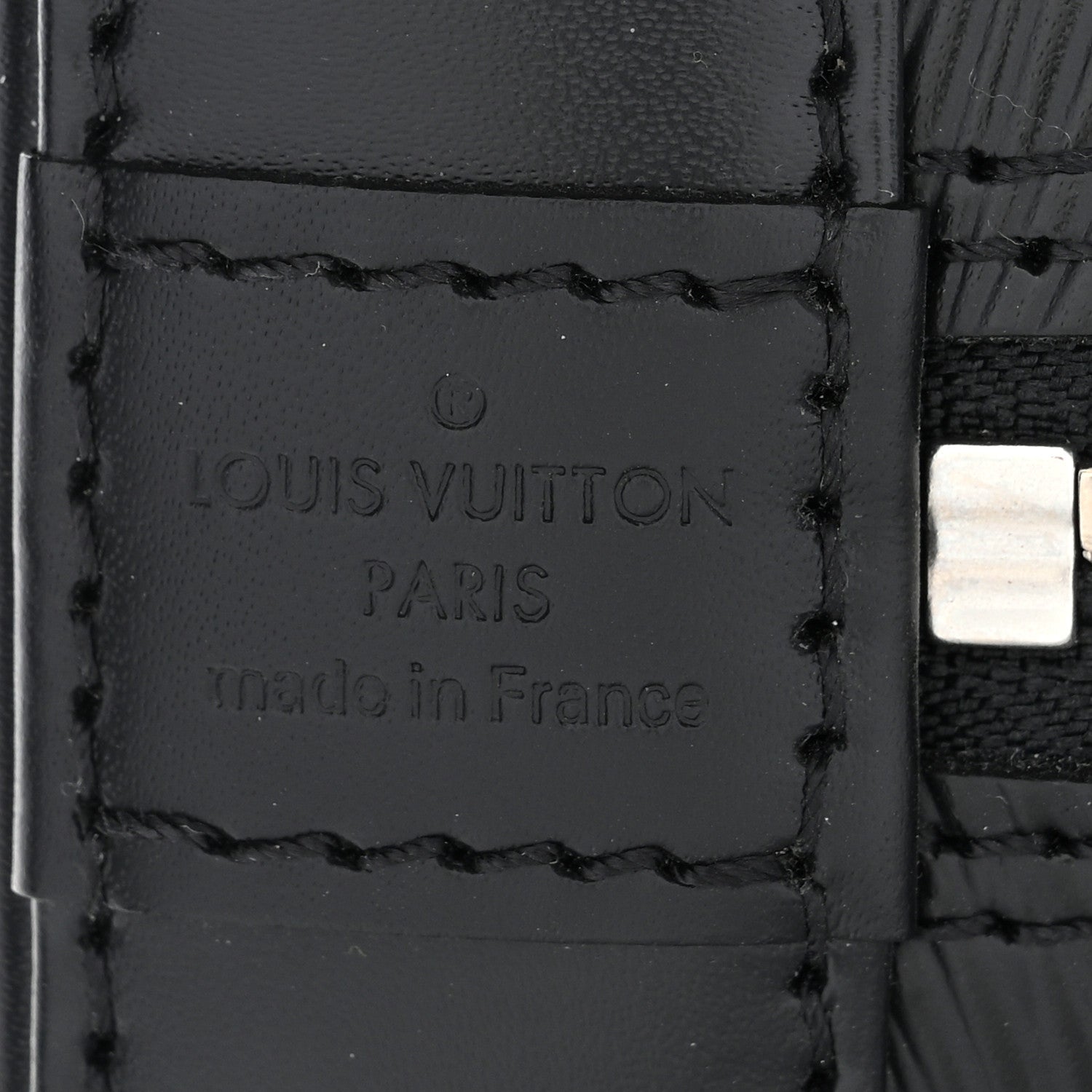 Louis Vuitton Epi Alma BB Black 7 of 10