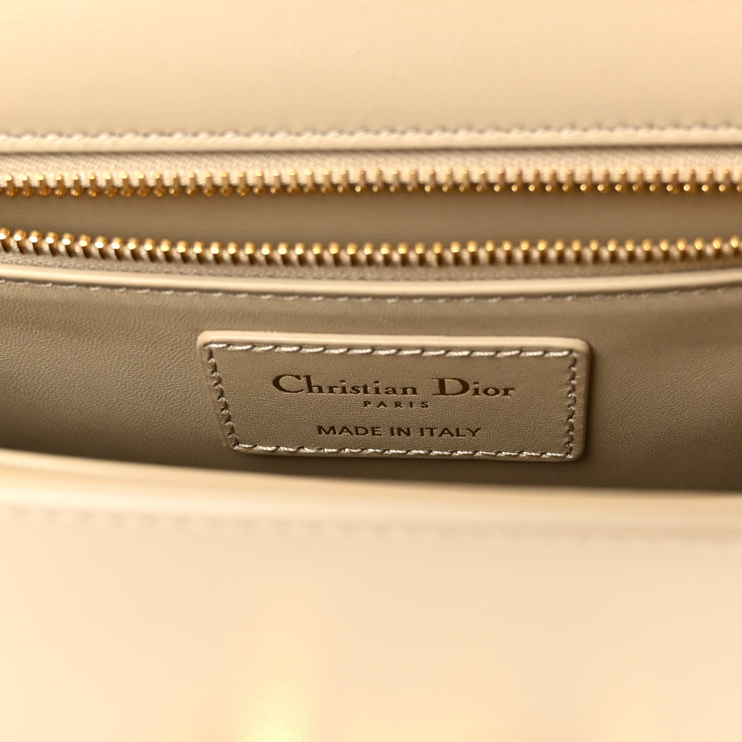 Christian Dior Smooth Calfskin 30 Montaigne Flap Bag Beige 6 of 9