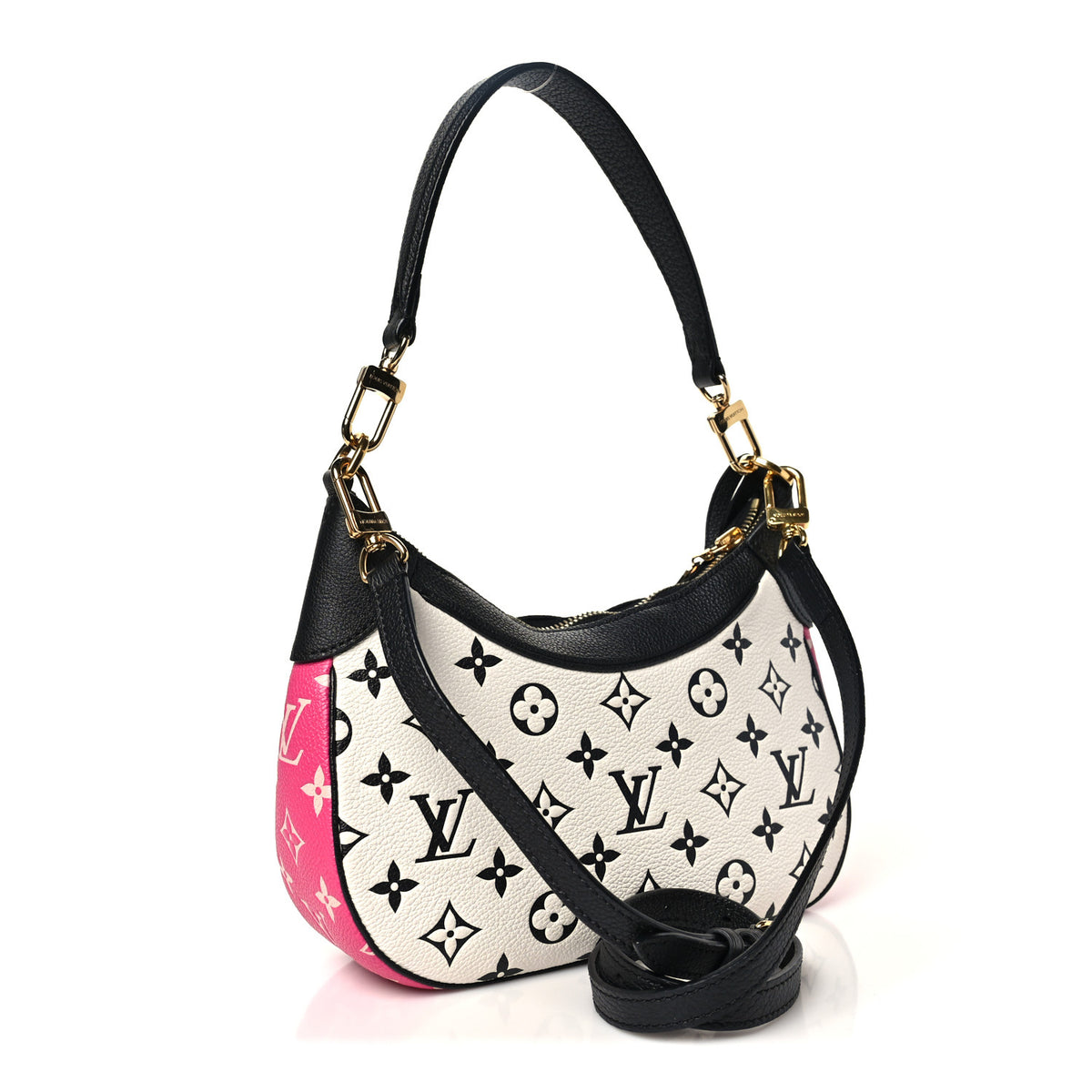 Louis Vuitton Empreinte Monogram Spring in the City Bagatelle NM Black White Pink 3 of 9