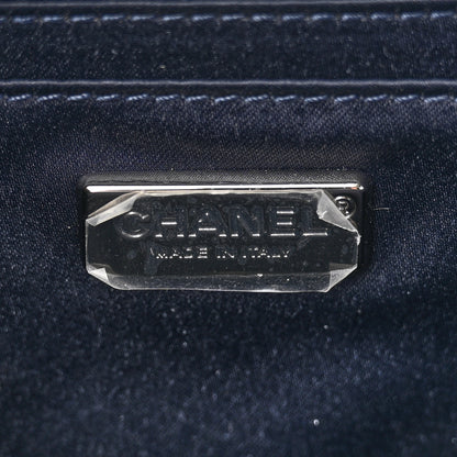Chanel Sequin Medium Flap Blue Blue White 6 of 12