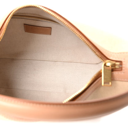 Saint Laurent Canvas Calfskin Camera Supple Bag Avorio Vintage Brown 4 of 9