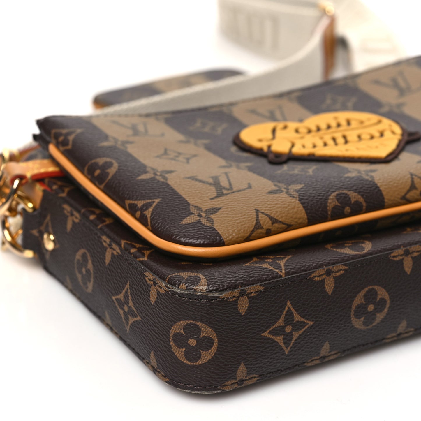 X NIGO Reverse Monogram Stripes Trio Messenger