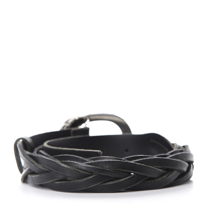 Gucci Calfskin Dionysus Braided Belt 95 38 Black 2 of 4