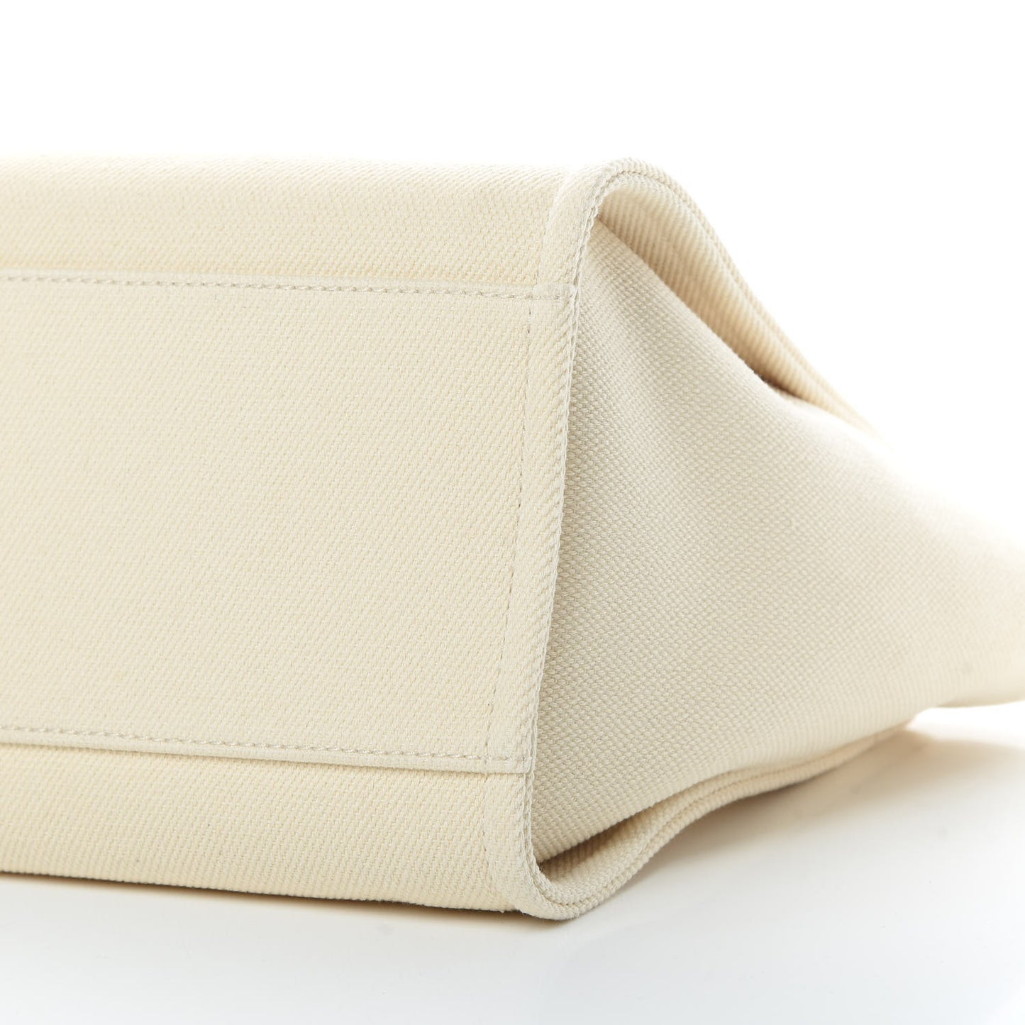 Canvas Pearl Medium Deauville Tote Ecru Beige