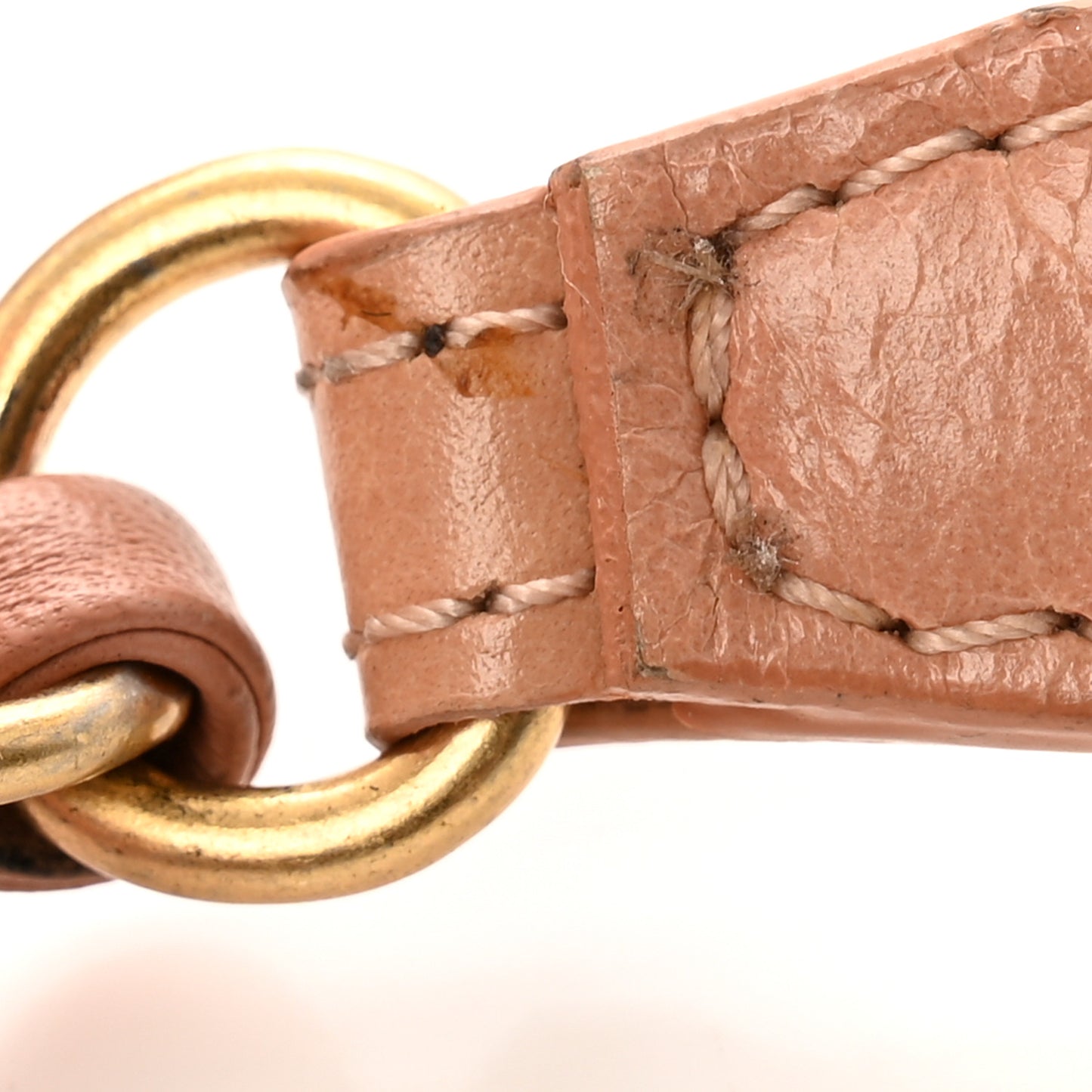 Glazed Calfskin Round As Earth Evening Bag Beige