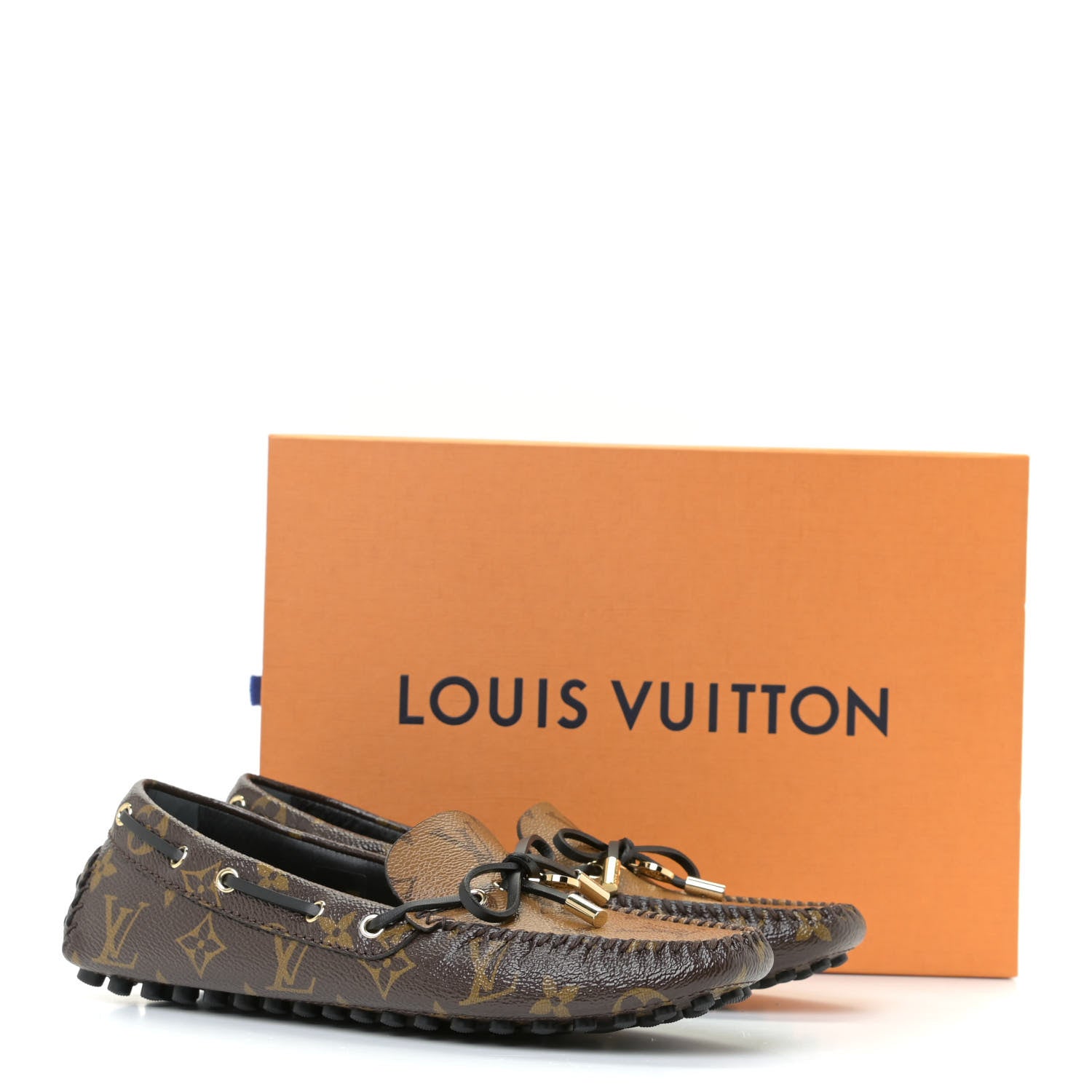 Louis Vuitton Patent Reverse Monogram Gloria Loafers 39 12 of 12