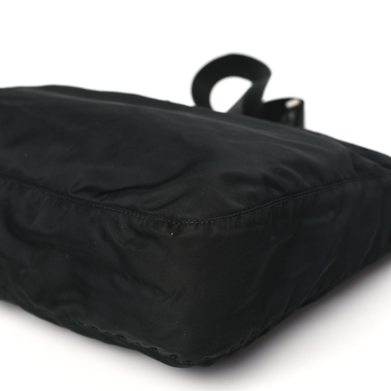 Prada Tessuto Nylon Messenger Bag Black 9 of 9