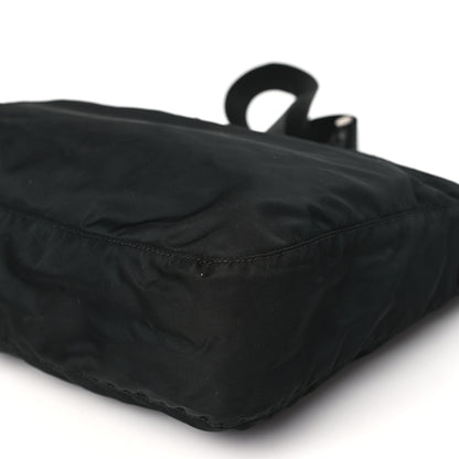 Prada Tessuto Nylon Messenger Bag Black 9 of 9