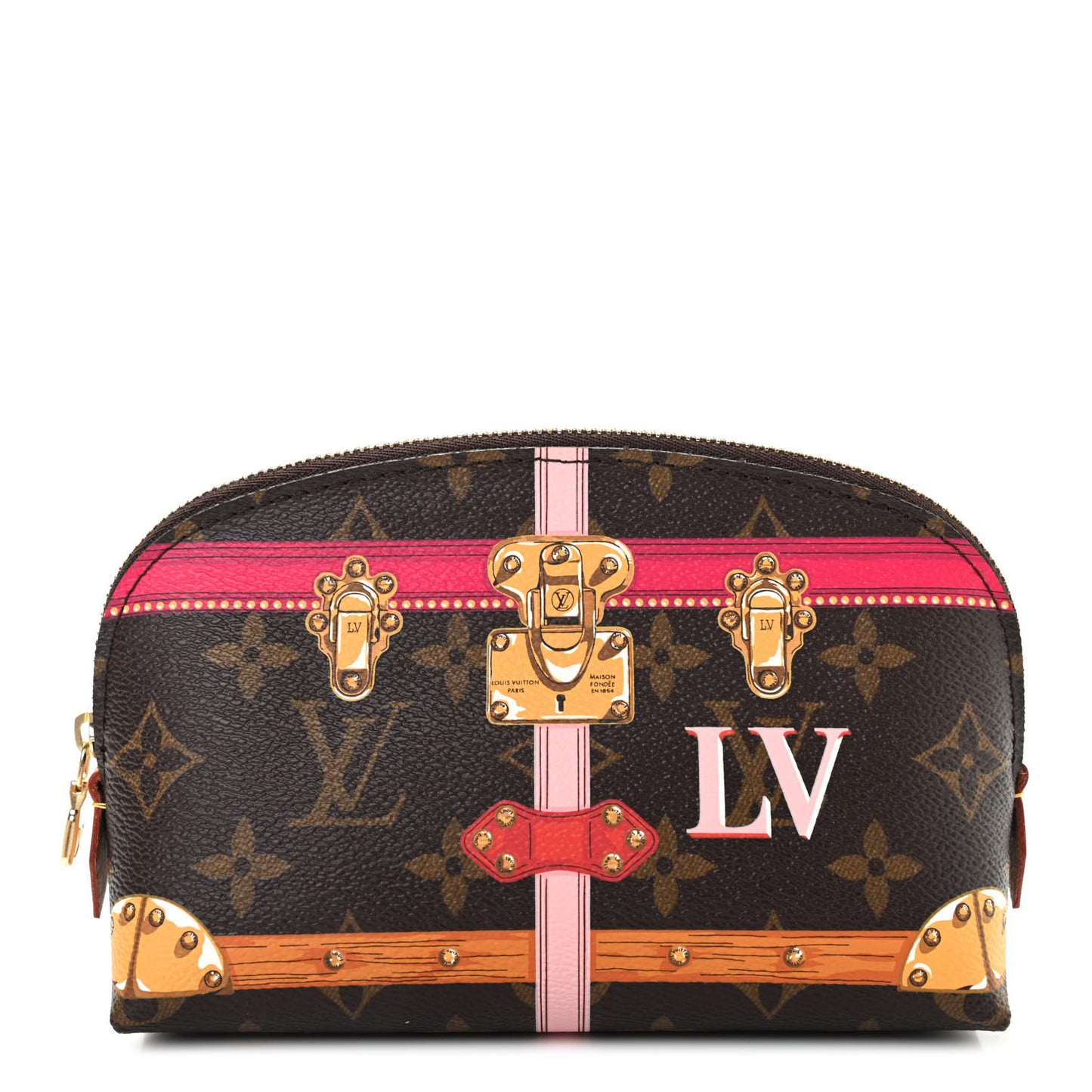 Monogram Summer Trunks Cosmetic Pouch PM