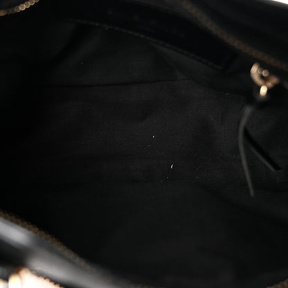 Balenciaga Chevre Gold Metallic Edge Hardware Mini City Black 6 of 11