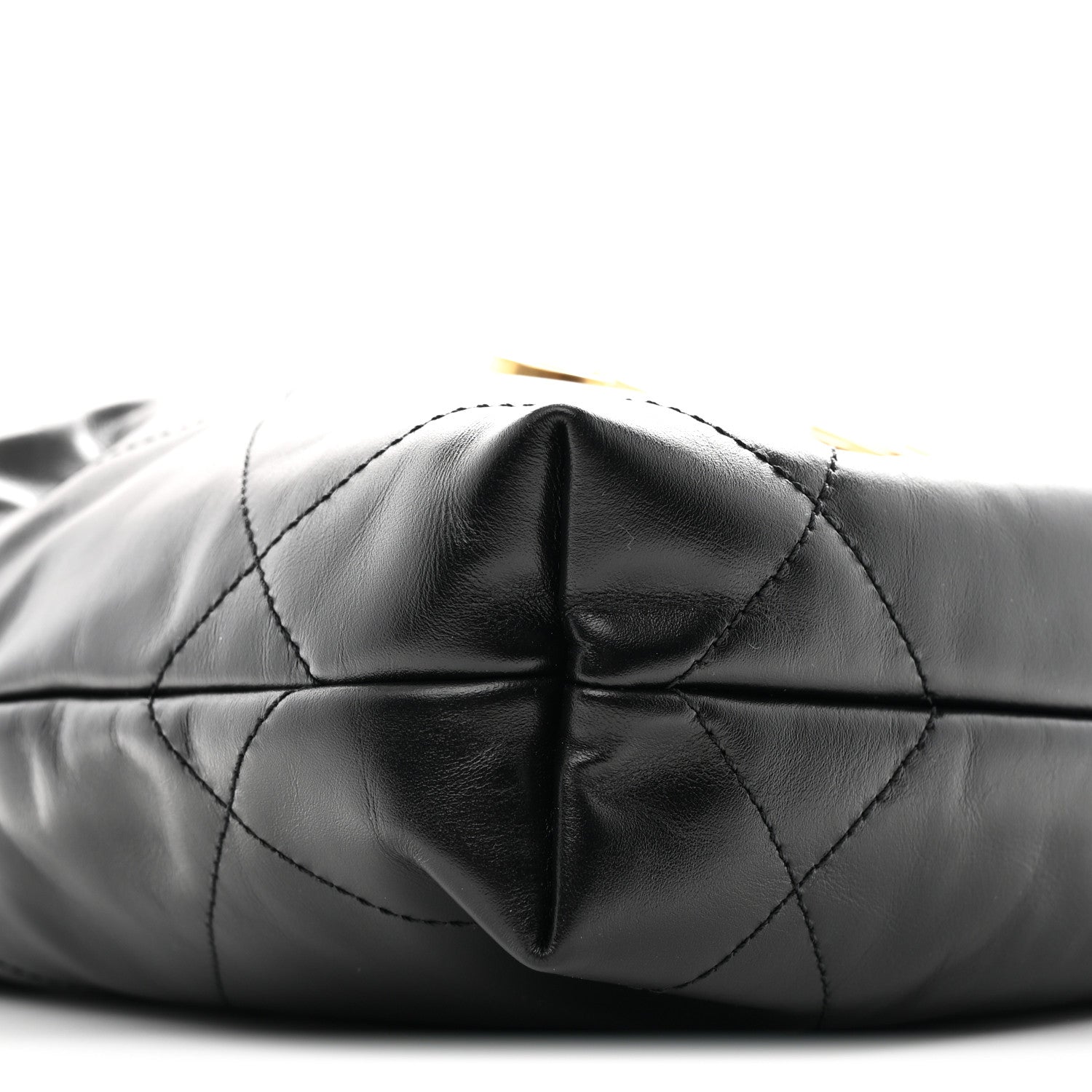 Chanel Shiny Calfskin Quilted Mini Chanel 22 Black 9 of 11