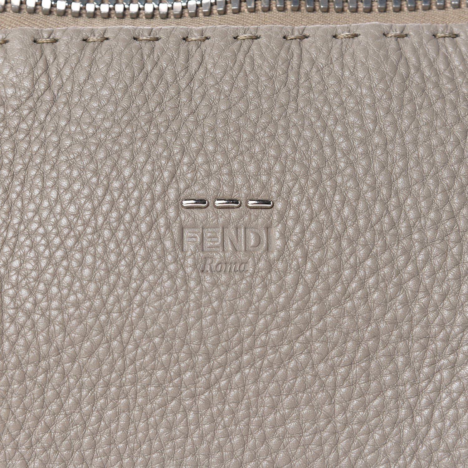 Fendi Cuoio Romano Selleria Lei Boston Tote Corda 10 of 10